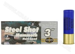 Hagelpatronen Gamebore Steel Shot Mammoth Magnum kal. 12 36 gram