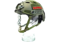 Helmet Nuprol Fast Railed Green