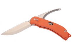 Hunting Knife EKA Swingblade G3 Orange Opened