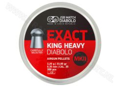 Airgun Pellets JSB Exact King Heavy MKII 6.35 mm 33.95 grain