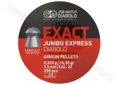 Luchtdrukkogeltjes JSB Exact Diabolo Jumbo Express 5.52 mm 14.35 grain