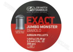 Luchtdrukkogeltjes JSB Exact Jumbo Monster 5.52 mm 25.4 grain