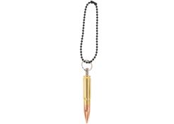 Bullet Keyring Copper & Brass .300 AAC Blackout FMJ