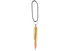 Bullet Keyring Copper & Brass .308 Winchester Silver Tip