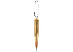 Bullet Keychain Copper & Brass .50 BMG Silver Tip