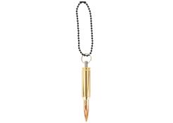 Bullet Keychain Copper & Brass 6.5 Creedmoor FMJ