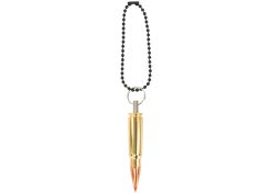 Bullet Keychain Copper & Brass 7.62x39 AK47 Red Spark