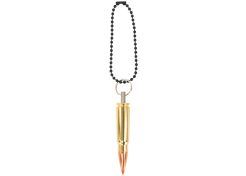 Bullet Keychain Copper & Brass 7.62x39 AK47 Red Spark