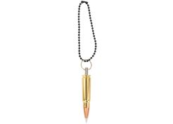 Bullet Keychain Copper & Brass 7.62x39 AK47 Silver Tip