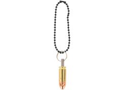 Kogelpatroonsleutelhanger Copper & Brass 9 mm FMJ