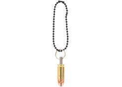 Bullet Keychain Copper & Brass 9 mm FMJ