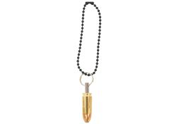 Bullet Keychain Copper & Brass 9 mm Hexagon