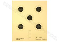 Kruger Smallbore rifle shooting target 12 m 0700N (numbered)