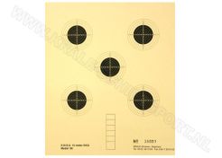 Kruger Smallbore rifle shooting target 12 m 0700N (numbered)