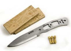 Knife Making Kit Casström No. 10 SFK Curly Birch Carbon Steel