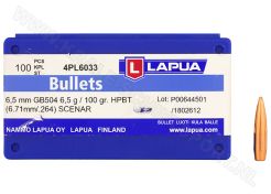 Kogelkoppen Lapua Scenar .264 HPBT 100 grain