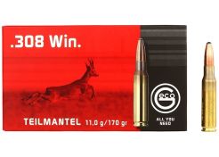 Kogelpatronen Geco Teilmantel .308 Win 170 grain