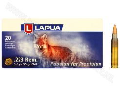 Kogelpatronen Lapua .223 Rem FMJ 55 grain