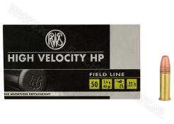 Kogelpatronen RWS High Velocity HP .22 LR Copper Plated HP 40 Grain