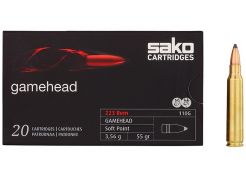 Kogelpatronen Sako Gamehead .223 Rem SP 55 grain