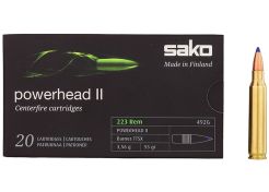 Kogelpatronen Sako Powerhead II .223 Rem Barnes TTSX 55 grain