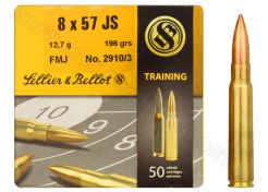 Kogelpatronen Sellier & Bellot 8x57 JS FMJ 196 grain