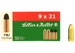 Kogelpatronen Sellier & Bellot 9x21 FMJ 115 grain