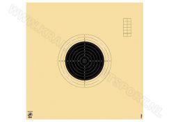 Kruger Smallbore rifle background target 50 m 2000NS (numbered)