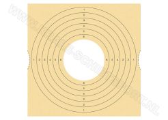 Target-strip holder - improved type for 7 cm stripes 3020