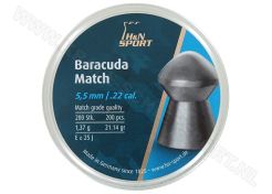 Luchtdrukkogeltjes H&N Baracuda Match 5.5 mm 21.14 grain