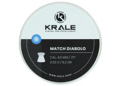 Luchtdrukkogeltjes Krale Match 4.5 mm 8.2 grain
