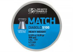 Luchtdrukkogeltjes JSB Match Diabolo S100 4.5 mm 8.26 grain