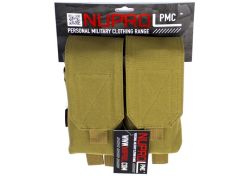 Mag Pouch Nuprol M4 Double Flap Lid PMC Tan