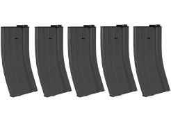 Magazijn Specna Arms Hi-Cap Metal Grey 5-Pack