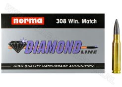 Kogelpatronen Norma Match Diamond Line .308 Win HP 168 grain