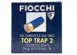 Hagelpatronen Fiocchi Top Trap 2 12-70-8 24 gram Kal 12 (25 st)