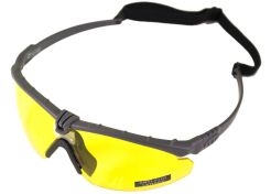 Bril Nuprol Battle Pro's Grey Frame met bril inzet Yellow Lense