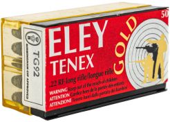Kogelpatronen Eley Tenex Gold .22 LR (1100 st) (gecorrodeerd)