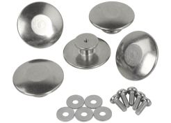 Screw button AHG 189 Aluminum (yellow)