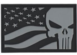 Patch 3D PVC Punisher USA Flag