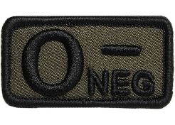 Patch Bloedgroep O- Negatief