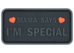 Patch JTG 3D PVC Mama Says I'm Special - BlackOps