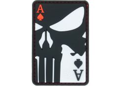 Patch JTG 3D PVC Punisher Ace of Spades Full Colour