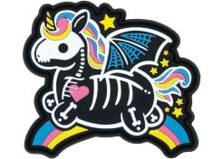 Patch JTG 3D PVC Skeleton Unicorn