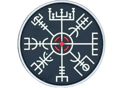 Patch JTG 3D PVC Vegvisir Viking Compass - GID