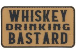 Patch JTG 3D PVC Whiskey Drinking Bastard