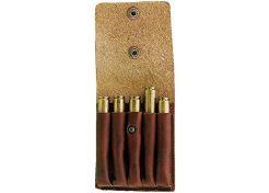 Cartridge case Fritzmann Fully Leather for 5 cartridges