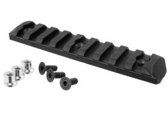 Picatinny rail PTS KeyMod 9 Slots Black