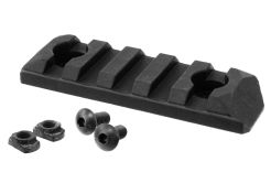 Picatinny rail PTS M-LOK 5 Slots Black