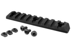 Picatinny rail PTS M-LOK 9 Slots Black